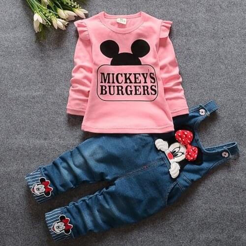 Mickey Baby Boy Clothes Newborn Baby Clothing Set Minnie Kids Clothing Childrens Outfits Disney Series Kids Costume