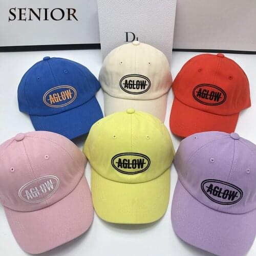 Letter Embroidery Solid Baseball Cap Women Korean Style Simple Sunhat Woman Daily Casual Adjustable Hat Ladies Retro Fashion