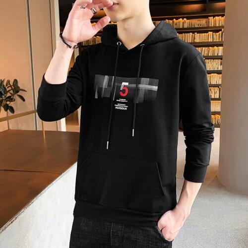 Casual Man 2021 New Spring Autumn Sweatshirts Harajuku Loose Streetwear Top Autumn Spring O Neck Pullover Hoody Mens Clothing