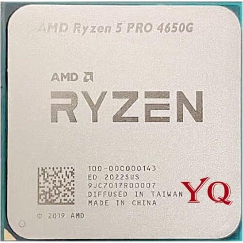 AMD Ryzen 5 PRO 4650G R5 PRO 4650G 3.7 GHz Six-Core Twelve-Thread 65W CPU Processor L3=8M 100-000000143 Socket AM4