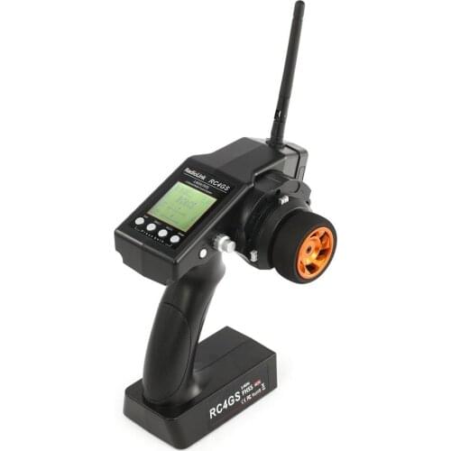 RadioLink RC4GS 2.4G 4CH Remote Controller Transmitter + R6FG Gyro Inside Receiver for RC Car Boat Model (400m Distance)