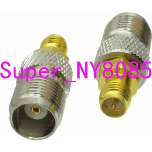 TNC female jack to RP-SMA female plug center RF adapter connector