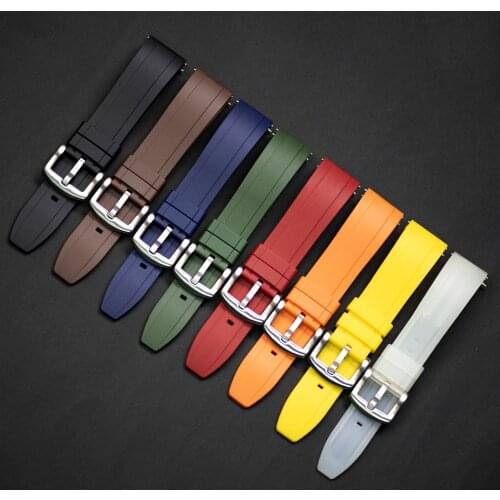 Quick Release Watch band Rubber Premium Grade Silicone Watch Straps 20mm 22mm 24mm For Men Womens Watches Accessories