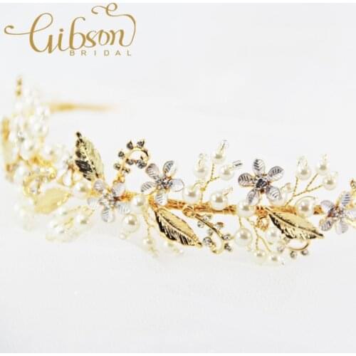 Free Shipping Party Dress Handmade Bridal Hair Accessories Tiara Tocados De Novia Floral Headband