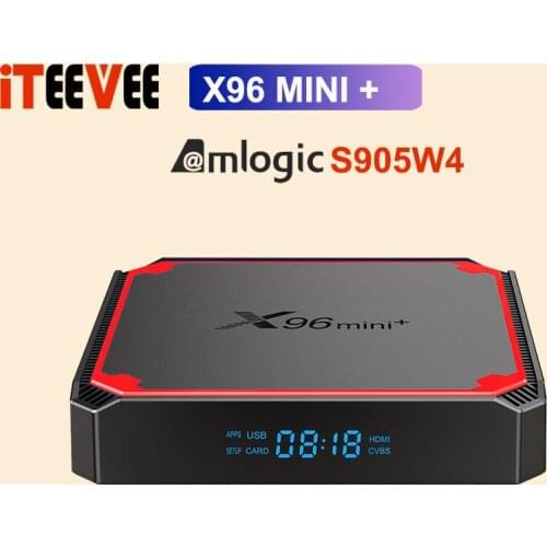 10PCS X96 Mini Plus 2GB 16GB Android 9.0 Smart TV Box Amlogic S905W4 Quad Core 2.4G 5G WiFi 4K Set Top Box 1GB 8GB