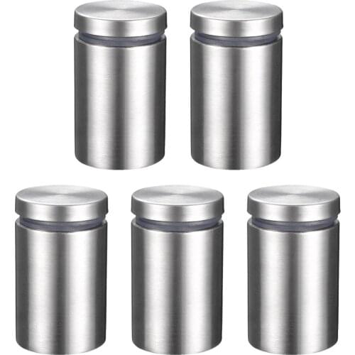 Uxcell Sign Standoffs Mounts Wall Glass Standoff Advertising Nails 25mm x 40mm 5pcs