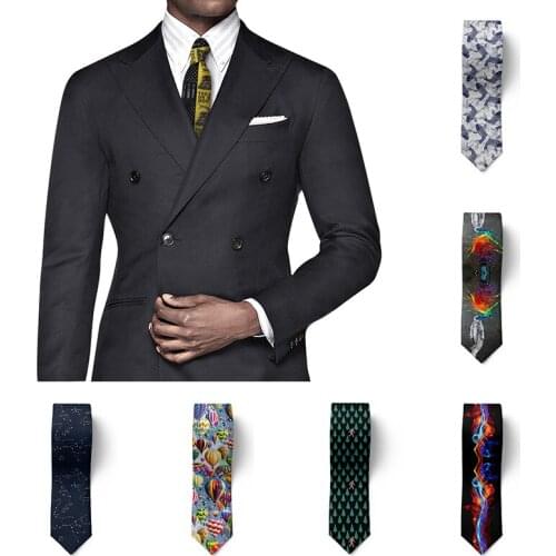 Funny Business Casual Polyester Slim Tie Suit Shirt Accessories 8cm Wide Polyester High Quality Narrow Neckties For Men Women