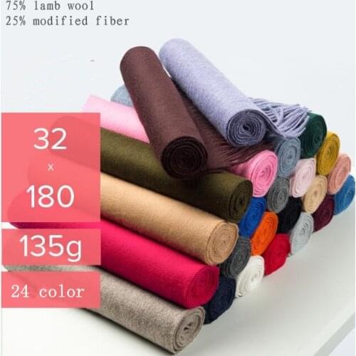 Naizaiga winter warm 180*32cm solid shawl fashion new arrival scarf 24 color , HS2
