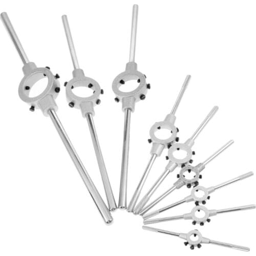 1Pcs Round Die Wrench Flexible Steel Circular Die Handle for Dies Threading Tool