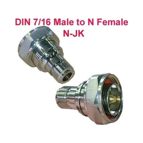 18Pcs/Lot Telecom Use Straight 7/16 DIN L29 N Male to Female N-JK Connector to N-female "7/16 DIN Connecter for Communication