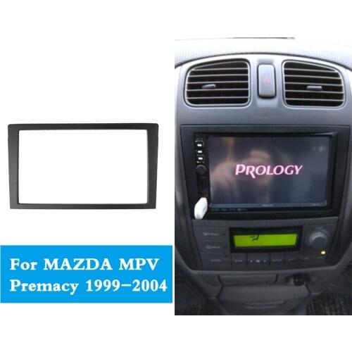 2 Din Car Radio Fasicas for MAZDA MPV Premacy 1999-2004 Multimedia Frame Audio Panel Dash Refitting Trim Kit