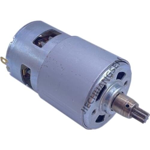 775 type DC motor Lithium charge impact wrench repair motor,Electric wrench motor 7T gear parts
