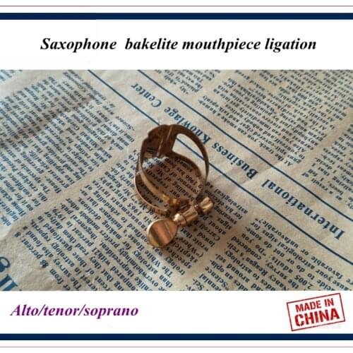 Saxophone accessories - Saxophone ligature - Saxophone Alto/tenor/soprano bakelite mouthpiece ligation - Saxophone parts