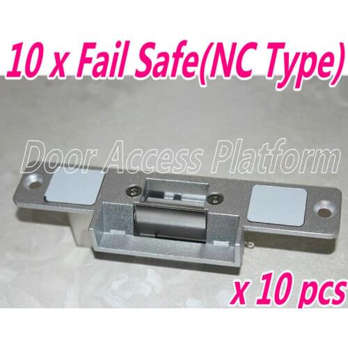 1 Order=10 pcs of Fail Safe Mode Lock Strike, NC Type DC12V Door Lock Electrical strike for access control system,NC Door Strike