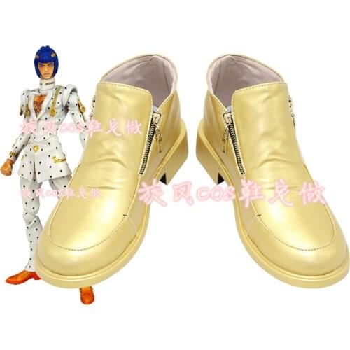 JoJos Bizarre Adventure Vento Aureo Golden Wind Team Bucciarati Squadra Guardie del corpo Bruno Bucciarati Cosplay Shoes X002