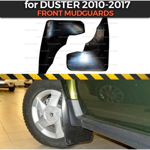 Mudguards for Renault / Dacia Duster 2010-2017 on front wheels trim accessories mud flaps broad splash guards mud car styling