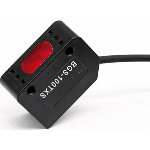 Background clear photoelectric switch sensor BGS-100TXS diffuse reflection smart digital display strip light spot