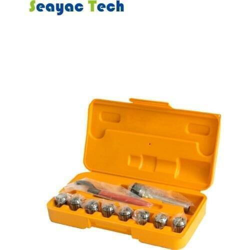 1x MT3-ER25 shank + 8 x ER25 collet+1 x ER 25 wrench for machine milling use milling accessories