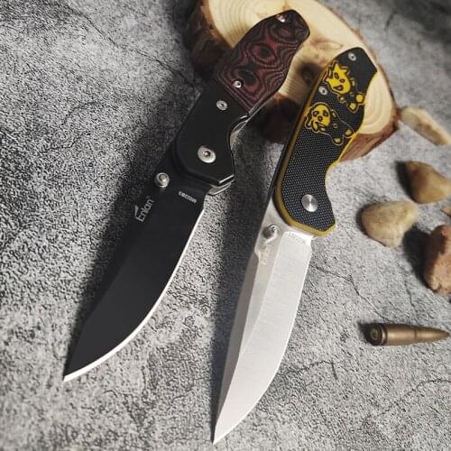 ENLAN 8CR13MOV Blade Outdoor Tactical Camping Survival Pocket Knife High Sharp Hunting Knife EDC Household Tools Collection Gift
