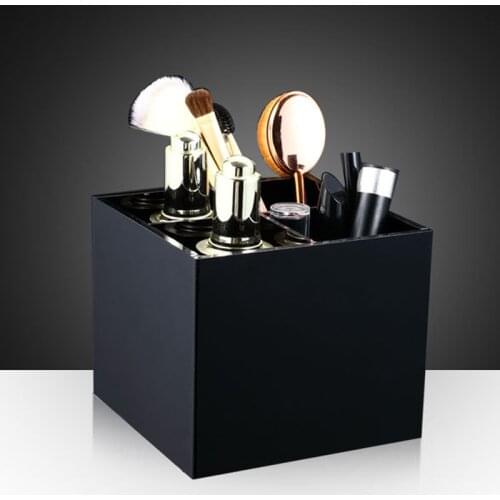 Brush And Liner Makeup Organizer Acrylic Makeup Tools Storage Box 4 Slots Eyebrow Pencil Holder Lipsticks Stand Case