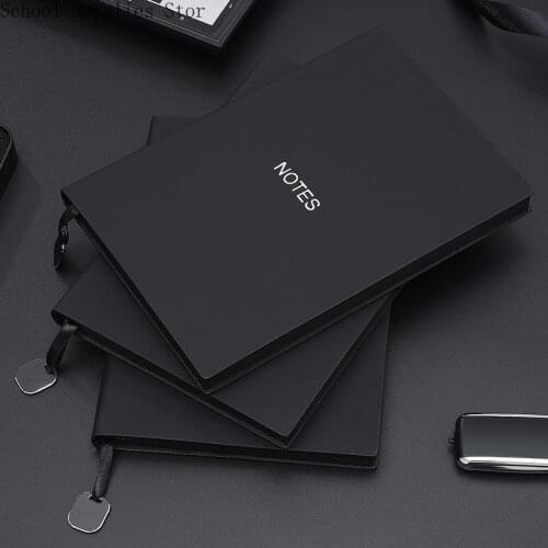 A5 Leather Business Creative Thicken Notebook Notepad Work Book Student Diary Book Binder Planner Journal