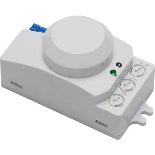 Microwave Sensor Switch 5.8ghz HF 220V LED Oven System 360 Degree Radar Motion Body Sensor Light Switch Body Motion Detector