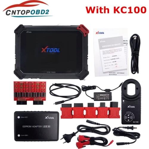 Original XTOOL X100 PAD2 Pro With KC100 With KC100 Auto Key Programmer OBD2 Car Diagnostic Tool for VW for Audi 4th 5th Immo DHL