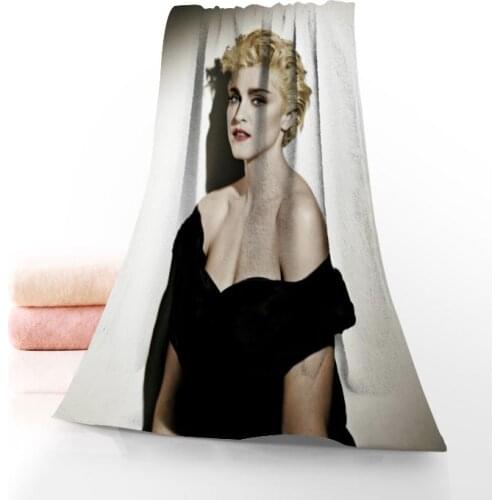 Custom Madonna 35x75cm Fitness Sports Towel Portable Quick-Drying Towel Yoga Outdoor Microfiber Sports Towel