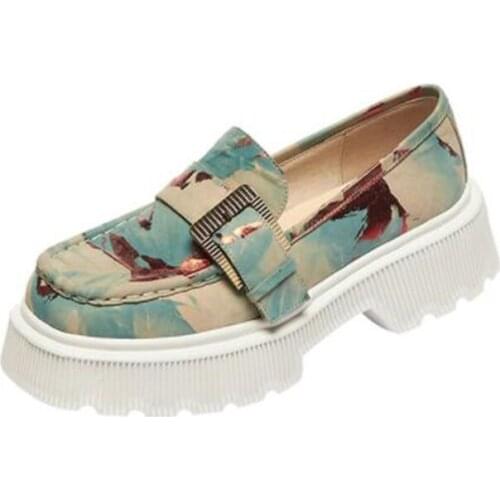 Qian eu love Leather Pumps