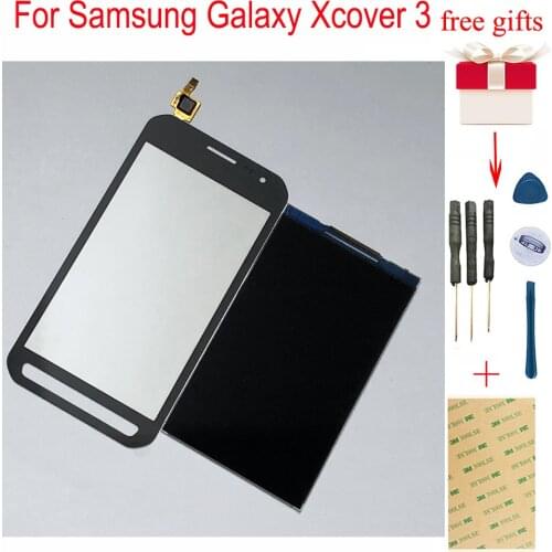 For Samsung Galaxy Xcover 3 SM-G388F G388 G388F Touch Screen Digitizer Glass Sensor + LCD Display Panel Module Monitor
