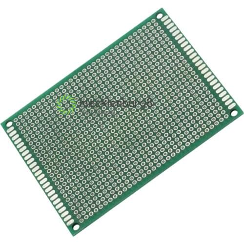 See 7 * 9 cm 7x9 cm double-sided printed circuit board Universal DIY prototype printed circuit board 2.54 mm