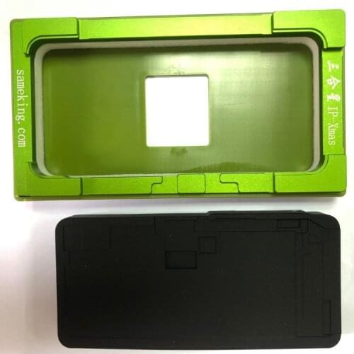 Universal laminating mold for iPhone X XS MAX 11 Pro Max 11pro Touch Screen Glass Frame OCA Laminate Mould Unbent flex cable