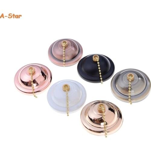 Wholesale Price Universal Ceiling Pendant Fan Wall Light Pull Chain Switch Socket Lamp Holder 3A AC125-250V 6 Colors