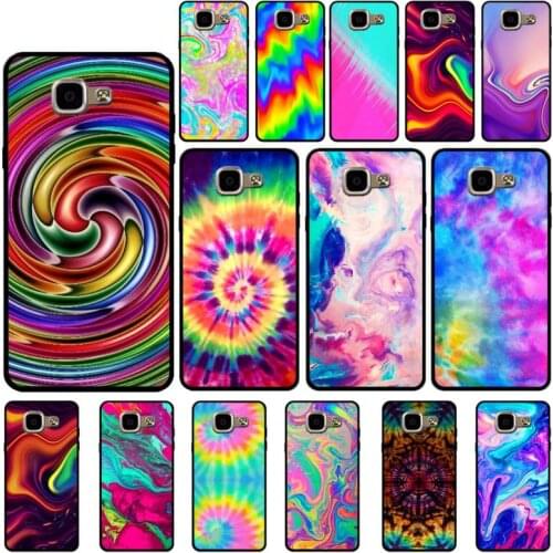YNDFCNB Abstract Rainbow Tie Dye art Phone Case for Samsung A6 A7 A8 A10 A20 A21 A30 A30s A31 A40 A50 A51 A52 A70 A71