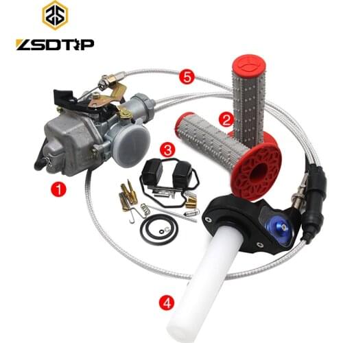 ZSDTRP PZ30B TTR250 Tuning Tuned Power Jet For Keihin 30mm Carburetor Visiable Twister Cable Repair Kit Grips CG125 CG150 CG250