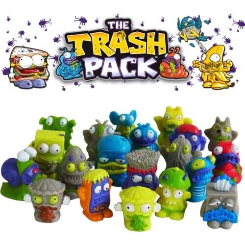 Random 10Pcs Lot Trash Pack Soft 2-5 Cm Cartoon Food Face Funny Dolls Anime Squeeze Fidget Anti Stress Relief Adult Kids Toys