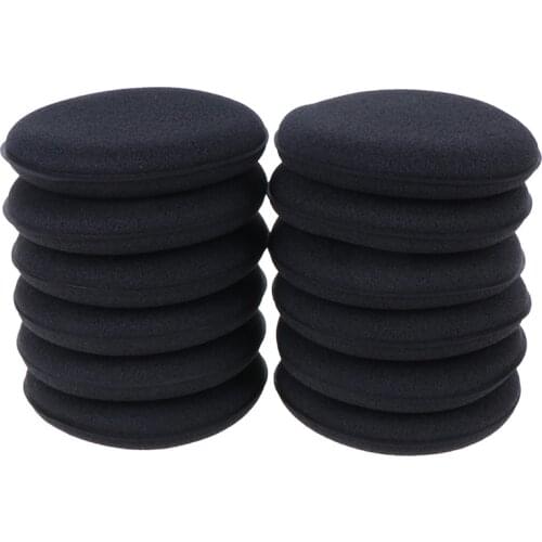 12 High Density Cars Wax Polishing Foam Sponge Detail Pad, Car Wash Sponge Pillow Wash Car Sponge Pillow