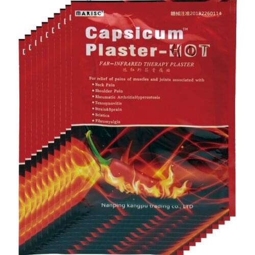 160pcs/20bag Chili Pain Relief Patch relieves muscle tension, neck pain, rheumatoid arthritis, bone hyperplasia, knee joint pain
