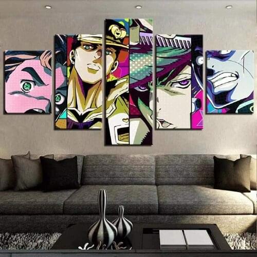 5 Piece Wall Art Canvas Anime Manga Figure Pictures Josta Posters And Prints Modern Home Living Room Wall Decoration Paintings
