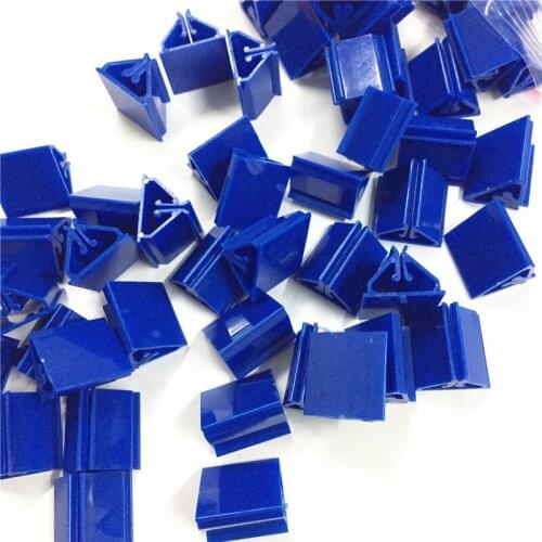 50PCS Blue Plastic Card Base for Board Games Children Cards Stand Game Accessories