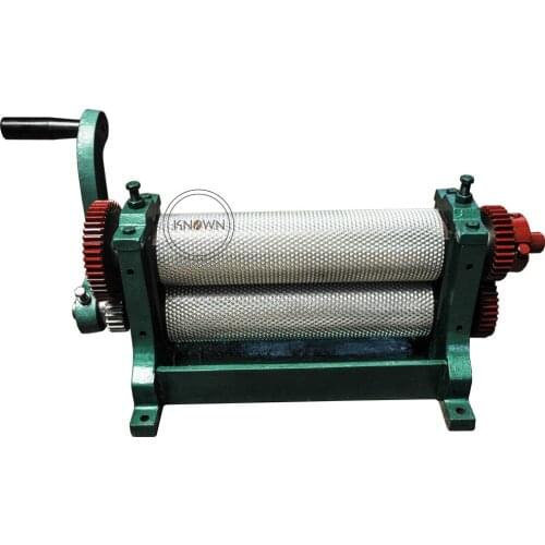 74×195mm samll manual beeswax comb foundation roller mill machine comb foundation sheet roller mill machine