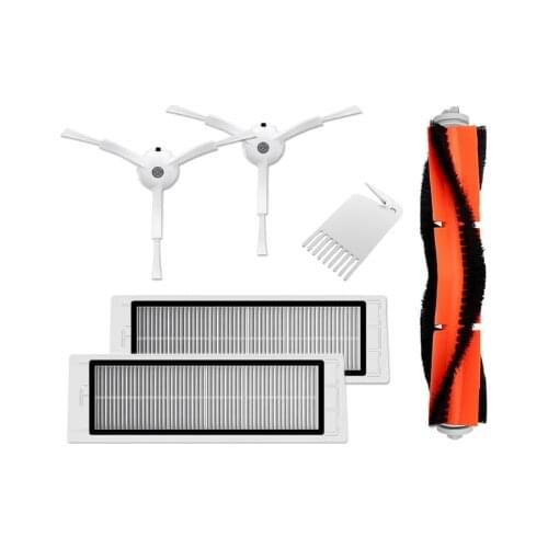 Side Brush Main Roller Brush HEPA Filter for Xiaomi mijia 1s/Roborock S50 S55 S60 Robot Vacuum Cleaner replacement Accessories