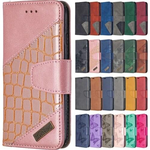 Wallet Flip Case For iPhone 12 5.4 6.1 6.7 inch Cover on For iPhone 12Mini 12 Pro Max Magnetic Leather Stand Phone Protect Bag