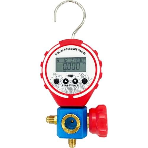 Refrigeration Digital R410a Manifold Pressure Gauge Vacuum Pressure Temperature Meter Test Air-Conditioning