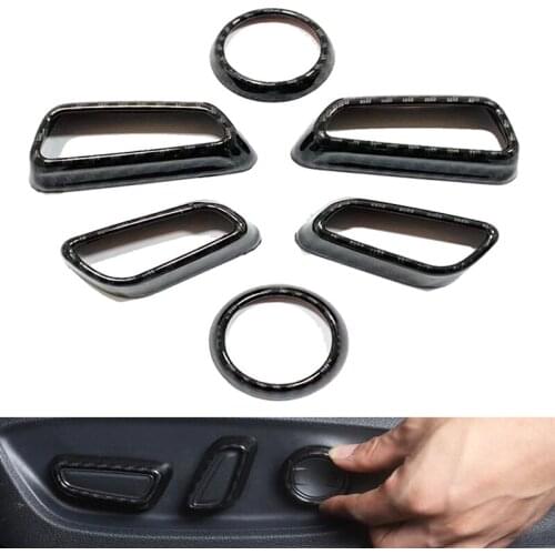 For Toyota RAV4 2019 2020 ABS Car Interior Seat Adjustment Switch Frame Cover Trim Accessories