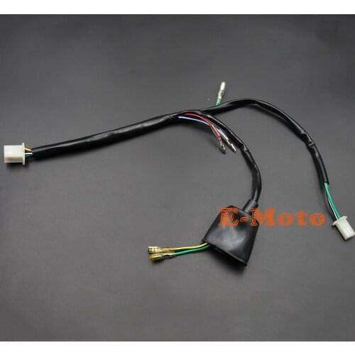 Pit Dirt Bike Engine Wiring Harness Wire Loom Kick Start for 50cc 90cc 110cc 125cc 150cc Pitbike ATV Quad TRAIL New E-Moto