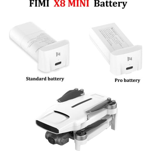 FIMI X8 Mini Drone Standard Battery 2400mAh Original smart batteries RC Quadcopter Spare Parts Rechargeable Li-ion Battery