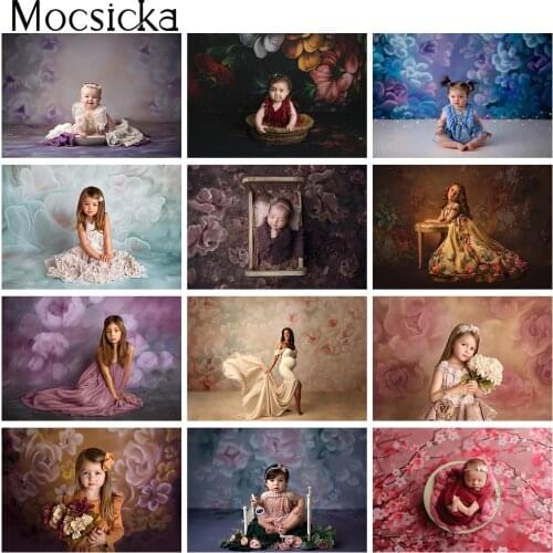 Photography Floral Abstract Portrait Backdrop Photo Studio Flowers Birthday Art Background Pregnant Woman Baby Shower Photocall