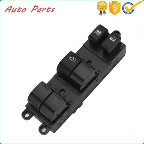 Front Left Master Power Window Door Switch 25401-ZW80A Fit for Nissan Versa 2009 2010 2011 2012 ABS Window Control Switch