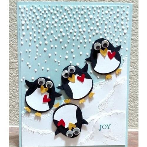 Penguin baby Stencil Metal Cutting Dies Cut Practice Hands-on DIY Scrapbooking Album Craft die